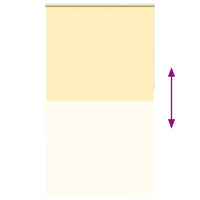 Tenda a Rullo Oscurante 125x230 cm Larghezza Tessuto 121,6 cm 4012121