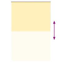 Tenda a Rullo Oscurante 155x230 cm Larghezza Tessuto 151,6 cm 4012127