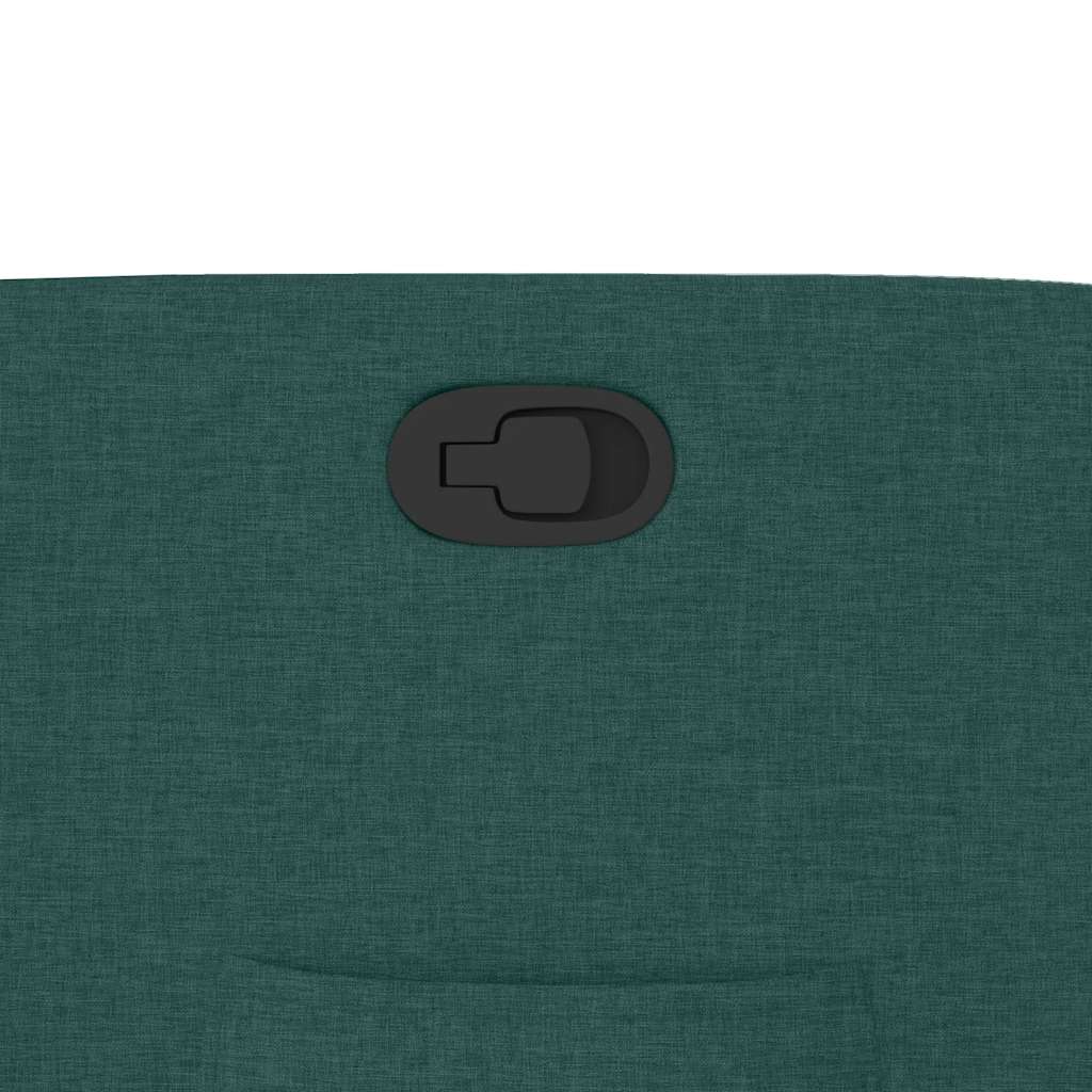 Poltrona Reclinabile in Tessuto Verde Scuro 4015528