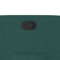Poltrona Reclinabile in Tessuto Verde Scuro 4015528
