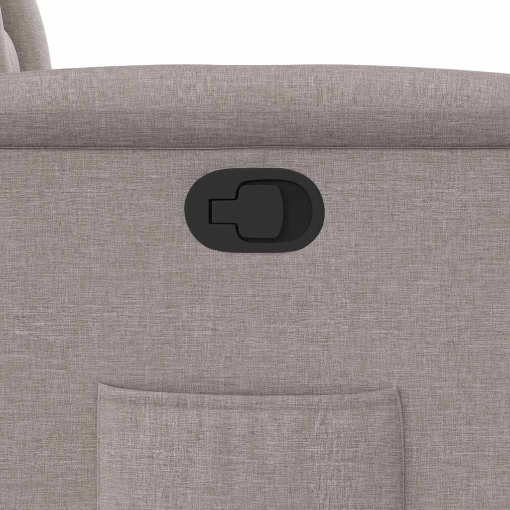 Poltrona Reclinabile in Tessuto Tortora 4015549