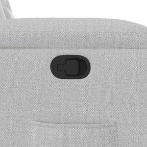 Poltrona Reclinabile in Tessuto Grigio Nuvola 4015551