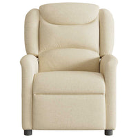 Poltrona Reclinabile in Tessuto Crema 4015604