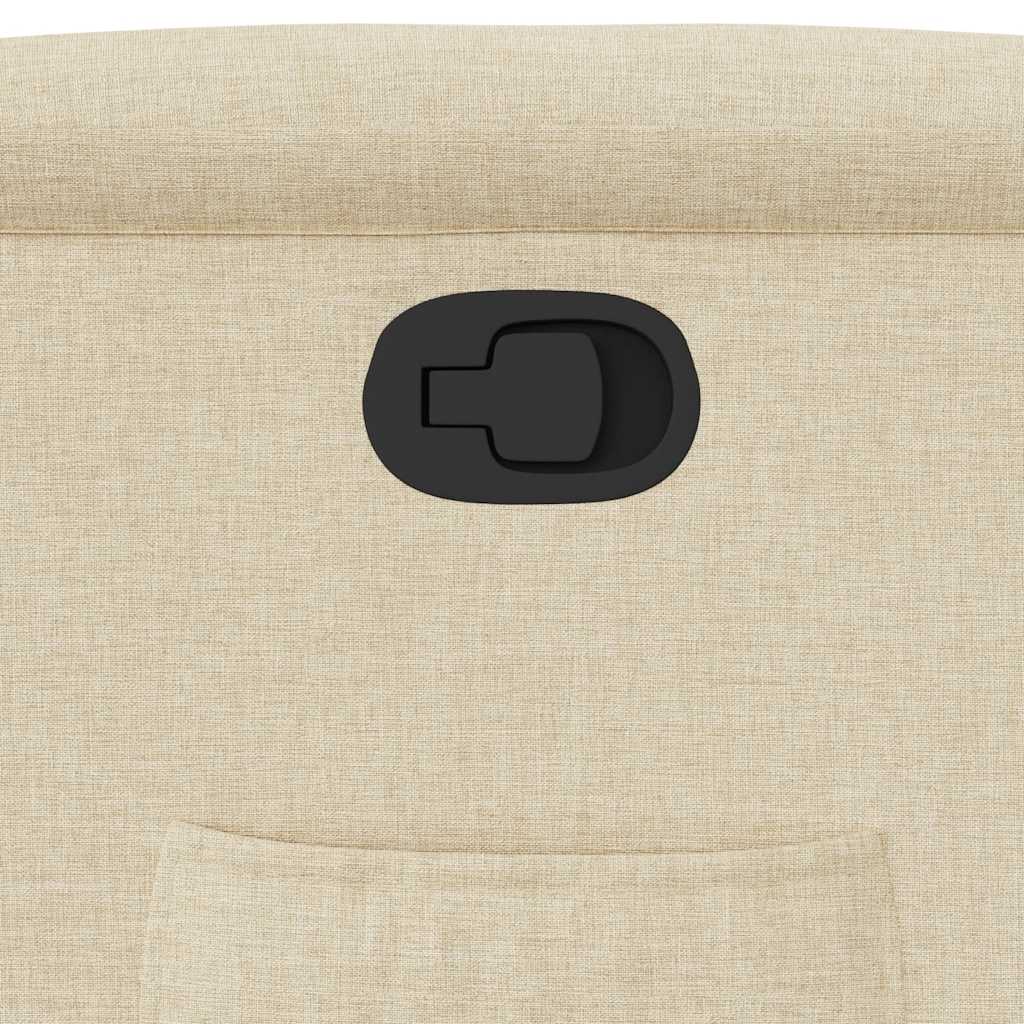 Poltrona Reclinabile in Tessuto Crema 4015604