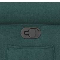 Poltrona Reclinabile in Tessuto Verde Scuro 4015642