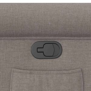 Poltrona Reclinabile in Tessuto Tortora 4015643