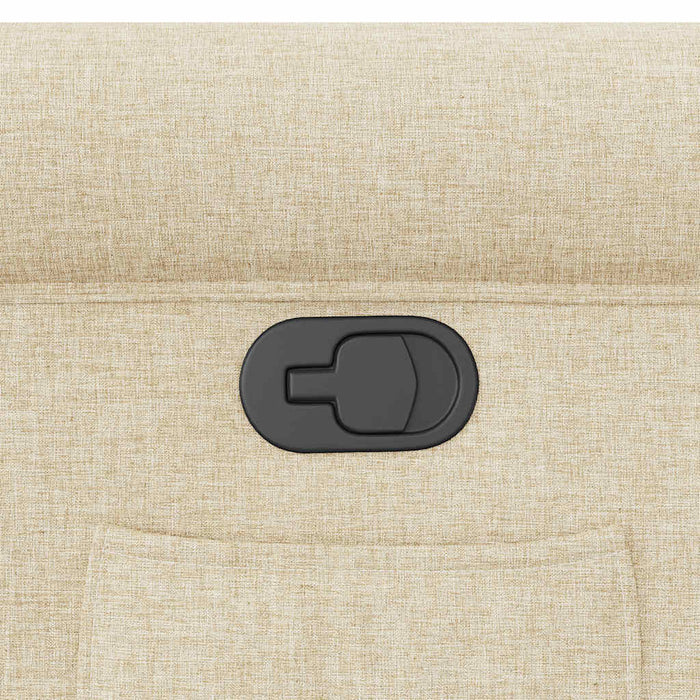 Poltrona Reclinabile in Tessuto Crema 4015644