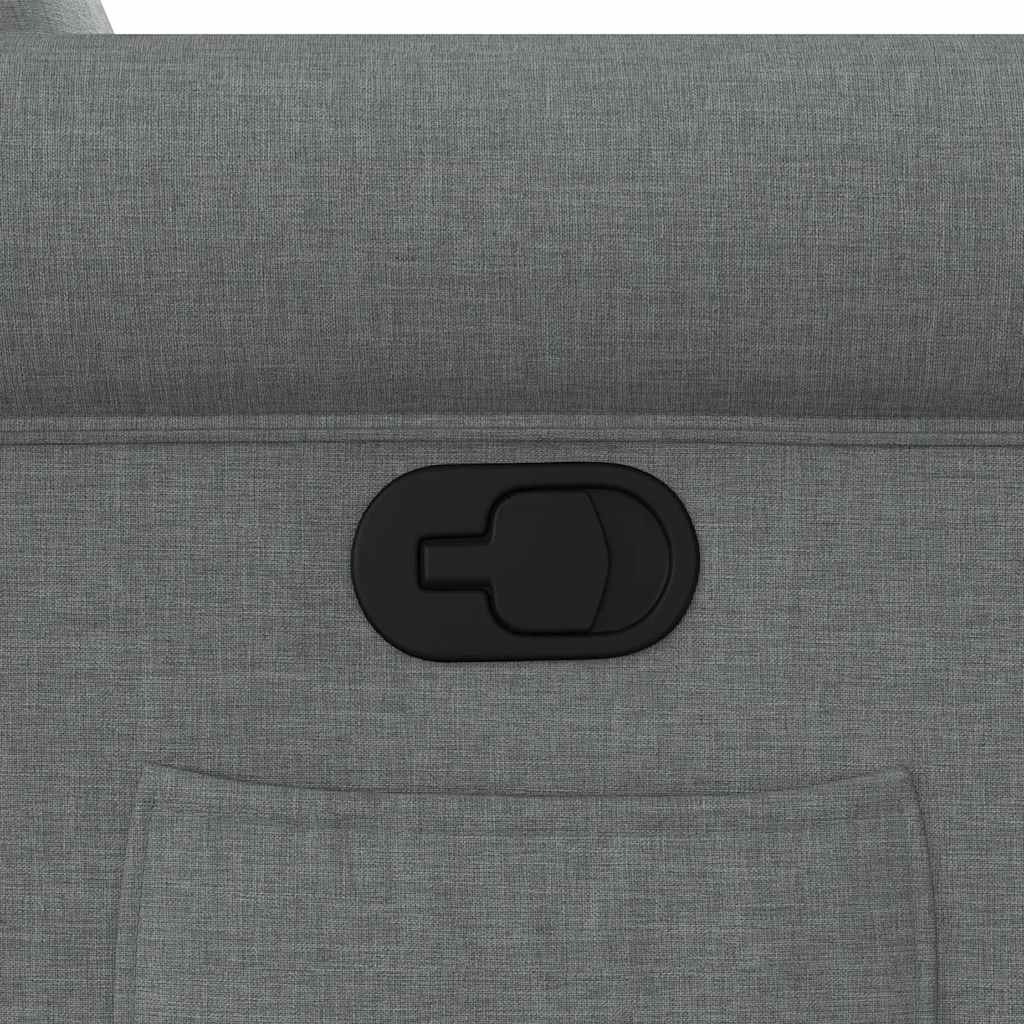 Poltrona Reclinabile in Tessuto Grigio Scuro 4015657