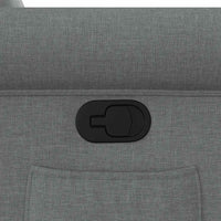 Poltrona Reclinabile in Tessuto Grigio Scuro 4015657