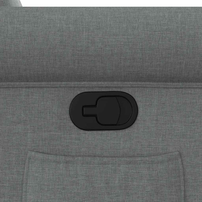 Poltrona Reclinabile in Tessuto Grigio Scuro