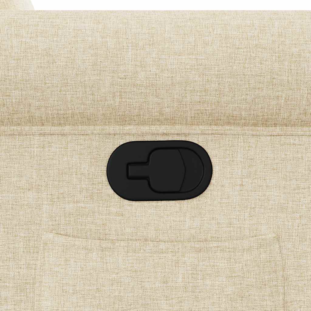 Poltrona Reclinabile in Tessuto Crema 4015664