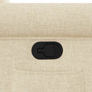 Poltrona Reclinabile in Tessuto Crema 4015664