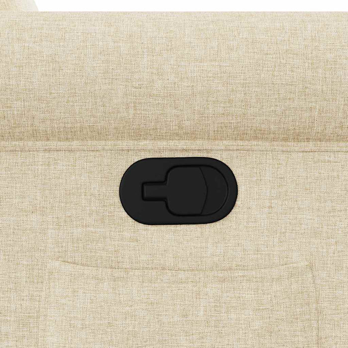 Poltrona Reclinabile in Tessuto Crema 4015664