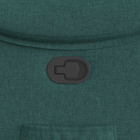 Poltrona Reclinabile in Tessuto Verde Scuro 4015686