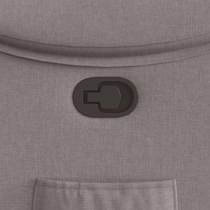 Poltrona Reclinabile in Tessuto Tortora 4015687