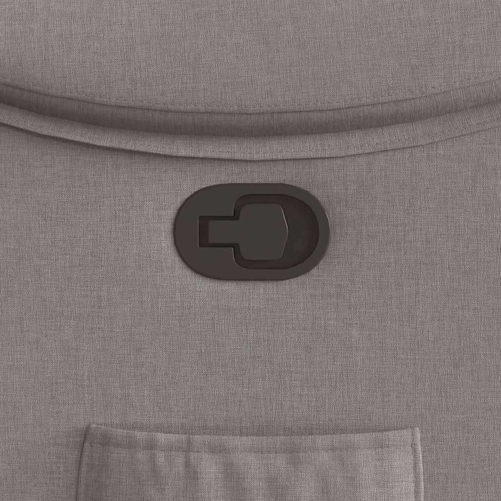 vidaXL Poltrona Reclinabile in Tessuto Tortora