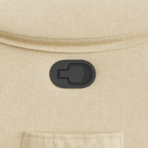 Poltrona Reclinabile in Tessuto Crema 4015688