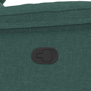 Poltrona Reclinabile in Tessuto Verde Scuro 4015706