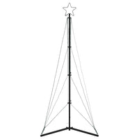 vidaXL Albero di Natale a LED 363 LED Bianco Caldo 182 cm
