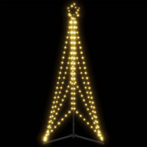 Albero di Natale a LED 363 LED Bianco Caldo 182 cm 3307643