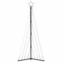 Albero di Natale a LED 339 LED Bianco Caldo 182 cm