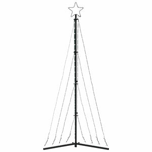 Albero di Natale a LED 339 LED Bianco Caldo 182 cm