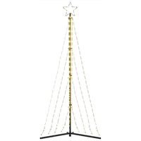 Albero di Natale a LED 339 LED Bianco Caldo 182 cm