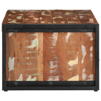 vidaXL Tavolino Salotto Multicolore 90x50x36cm Legno Massello Recupero