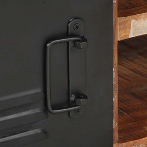 vidaXL Tavolino Salotto Multicolore 90x50x36cm Legno Massello Recupero