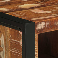 vidaXL Tavolino Salotto Multicolore 90x50x36cm Legno Massello Recupero