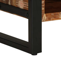 Tavolino Salotto Multicolore 90x50x36cm Legno Massello Recupero 4013556