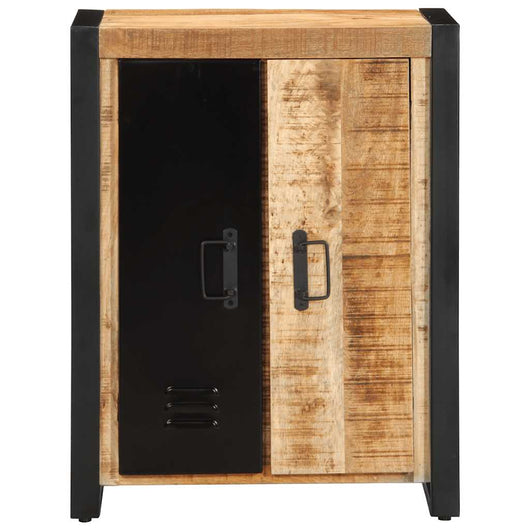 vidaXL Credenza 55x35x70 cm in Legno Massello di Mango Grezzo
