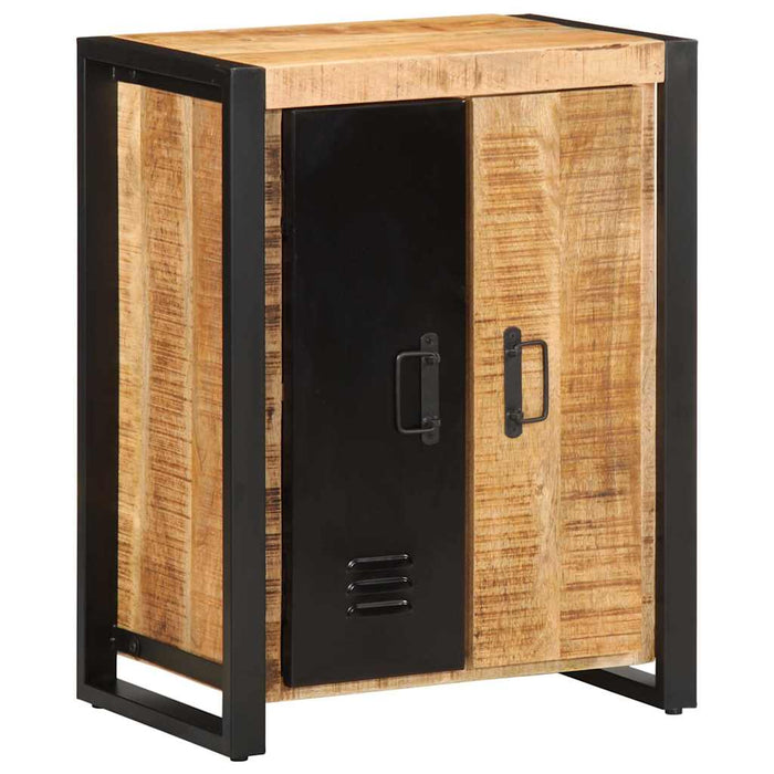 vidaXL Credenza 55x35x70 cm in Legno Massello di Mango Grezzo