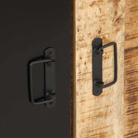 vidaXL Credenza 55x35x70 cm in Legno Massello di Mango Grezzo