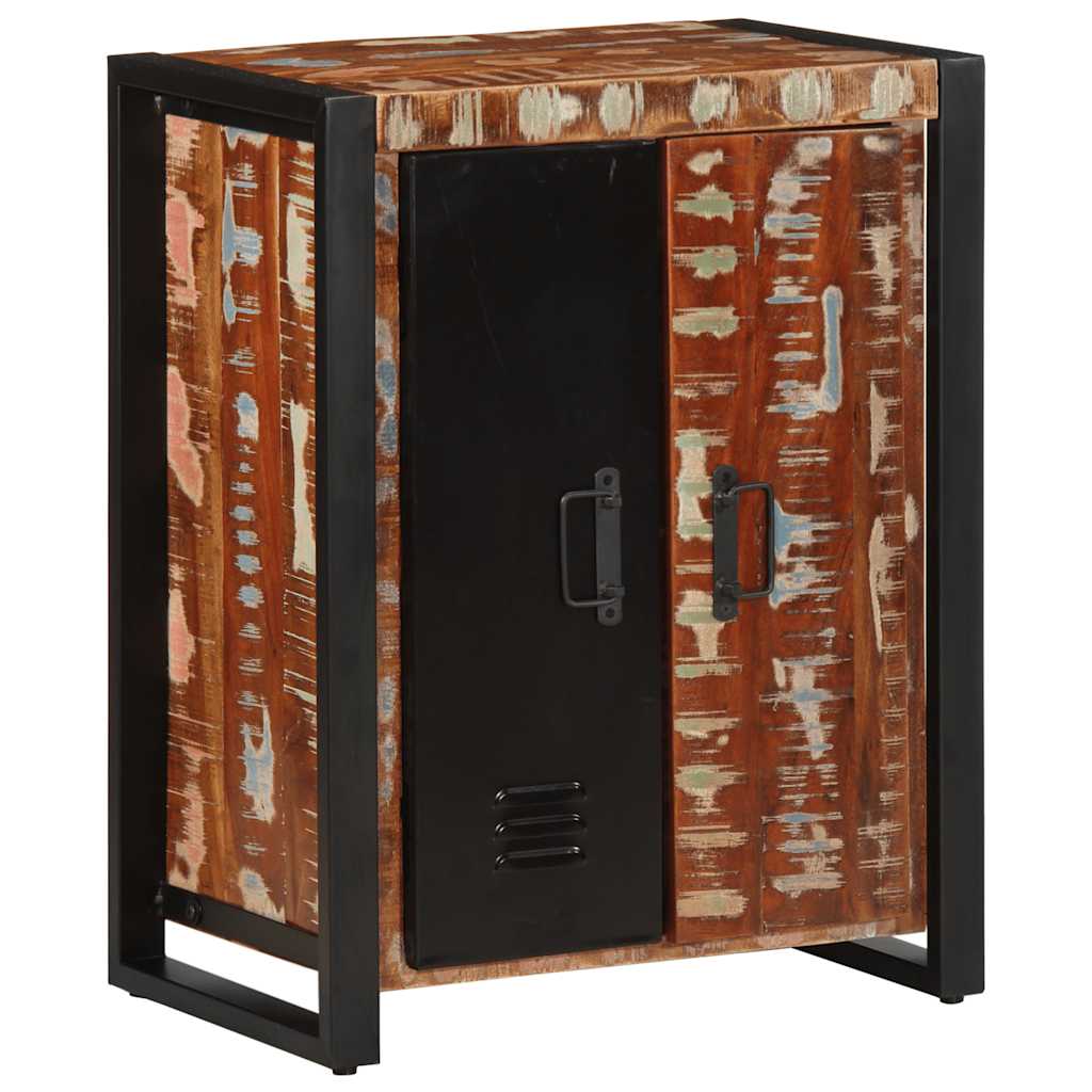 vidaXL Credenza Multicolore 55x35x70 cm in Legno Massello Recupero