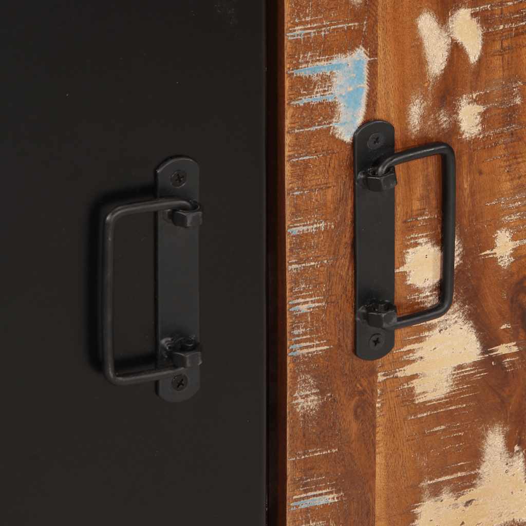 vidaXL Credenza Multicolore 55x35x70 cm in Legno Massello Recupero