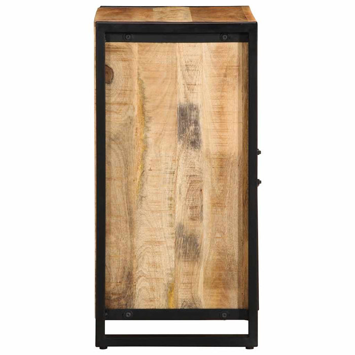 Credenza-Buffet-Armadio da cucina 55x35x70 cm in Legno Massello di Mango Grezzo 778270