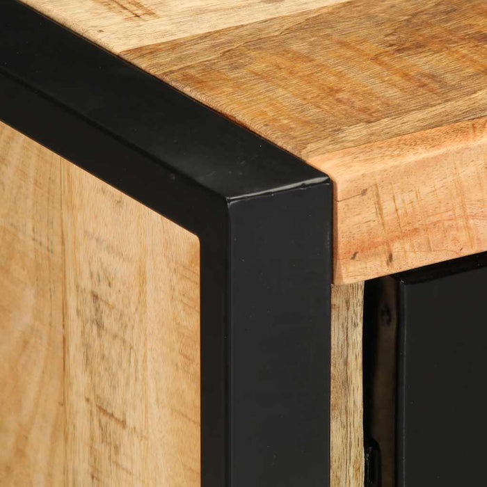 vidaXL Credenza 55x35x70 cm in Legno Massello di Mango Grezzo
