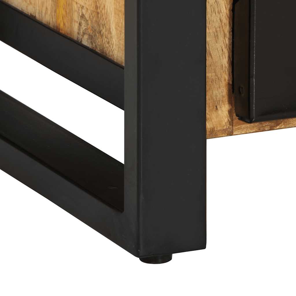 vidaXL Credenza 55x35x70 cm in Legno Massello di Mango Grezzo