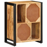 Credenza-Buffet-Armadio da cucina 55x35x70 cm in Legno Massello di Mango Grezzo 936975