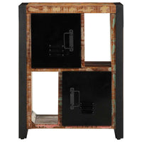 vidaXL Credenza Multicolore 55x35x70 cm in Legno Massello Recupero