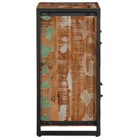 vidaXL Credenza Multicolore 55x35x70 cm in Legno Massello Recupero