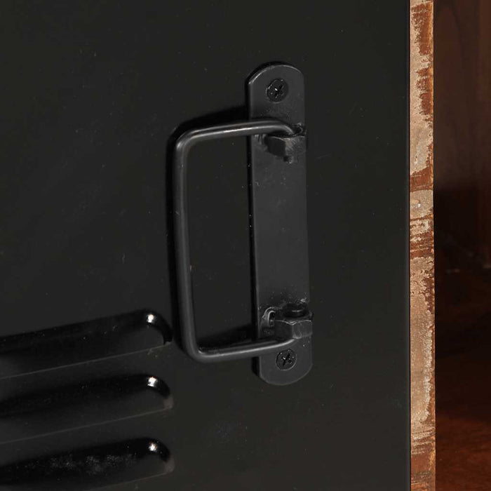 Credenza-Buffet-Armadio da cucina Multicolore 55x35x70 cm in Legno Massello Recupero 812998