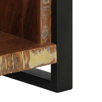 Comodino-Tavolino da notte 40x30x80 cm in Legno Massello di Recupero