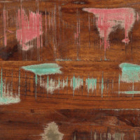 Comodino 40x30x80 cm in Legno Massello di Recupero