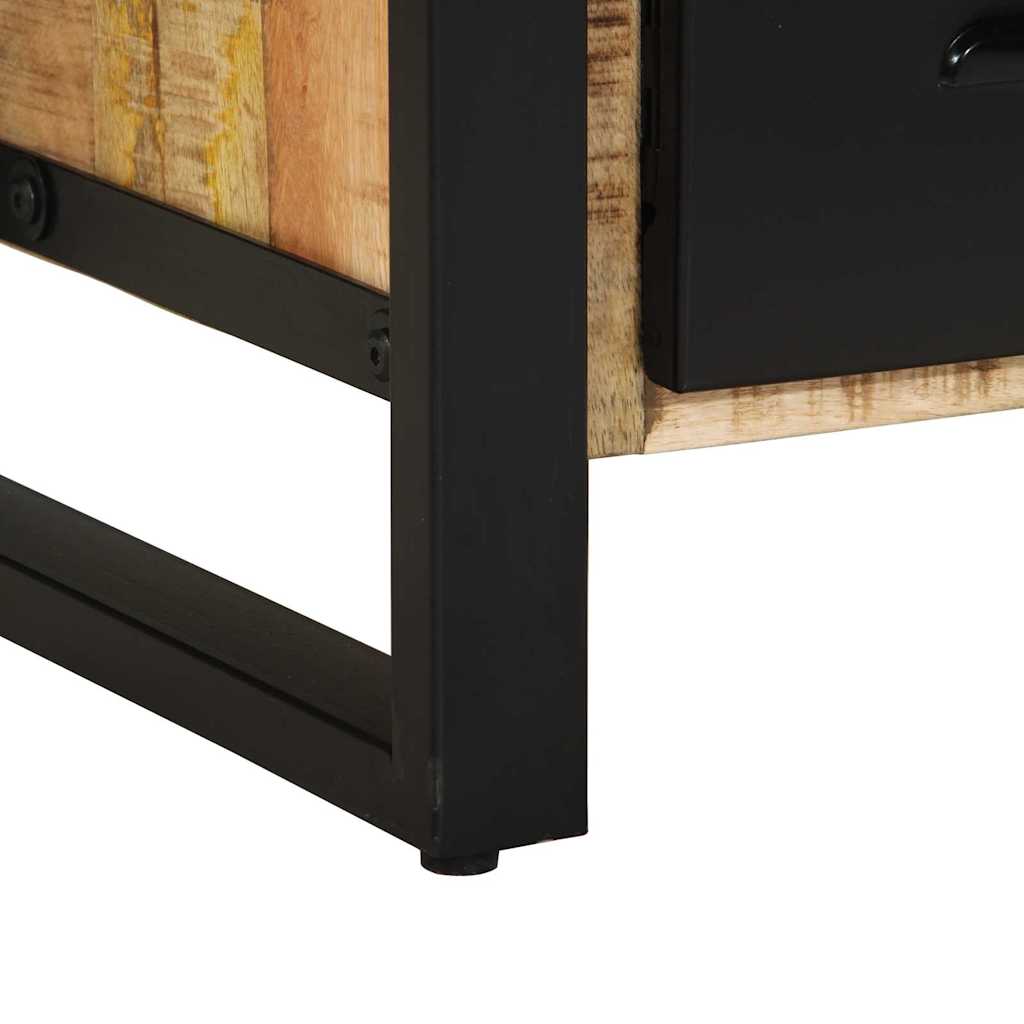 Armadio da Bagno con porta Marrone Legno massello di mango 4013605