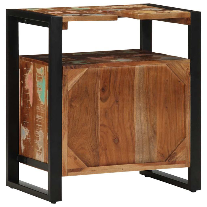 vidaXL Mobile da Bagno 55x35x60 cm in Legno Massello di Recupero