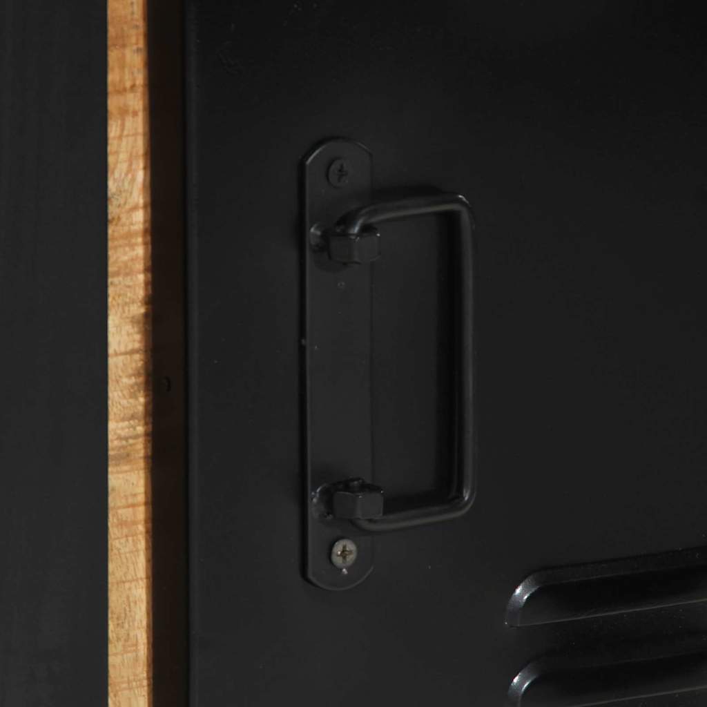 Armadio da Bagno con porta Marrone Legno massello di mango 4013607