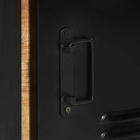 Armadio da Bagno con porta Marrone Legno massello di mango 4013607