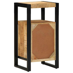 Armadio da Bagno con porta Marrone Legno massello di mango 4013607